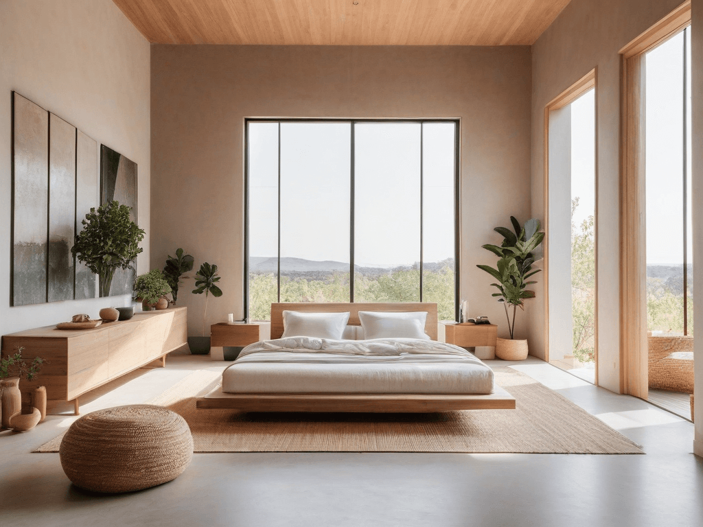 017 A minimalist home with eco friendly products and practices symbolizing a sustainable and intentional lifestyle